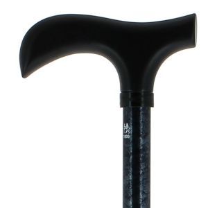 Regelbare wandelstok aluminium Grijs/zwart