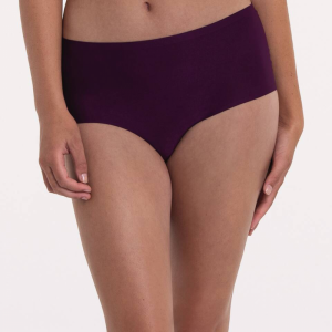 High-waist briefs+ Purple