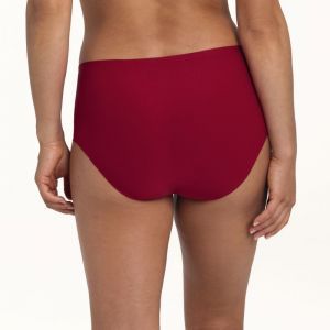 High-waist briefs+ Rood
