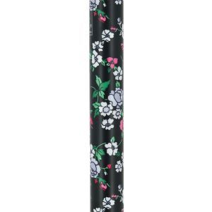 Verstelbaar bloemenmotief Zwart