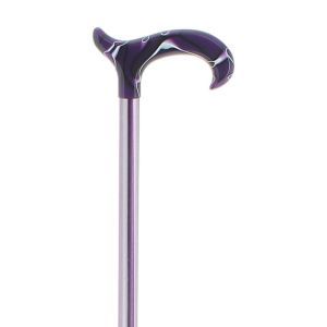 Aluminium plexiglas handvat violet