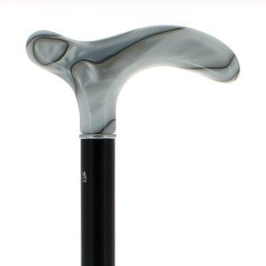 plexiglas handvat grijs/wit